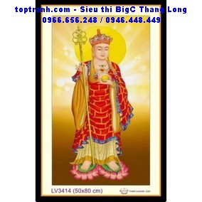 Tranh thêu Địa tạng vương bồ tát